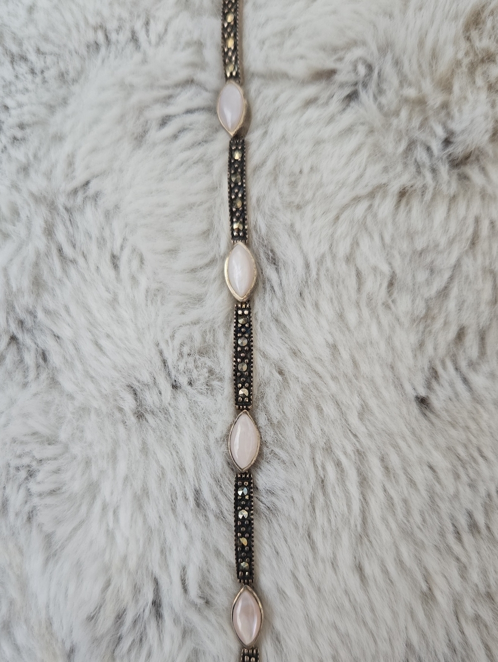 925 Sterling Silver Braclet With Clasp